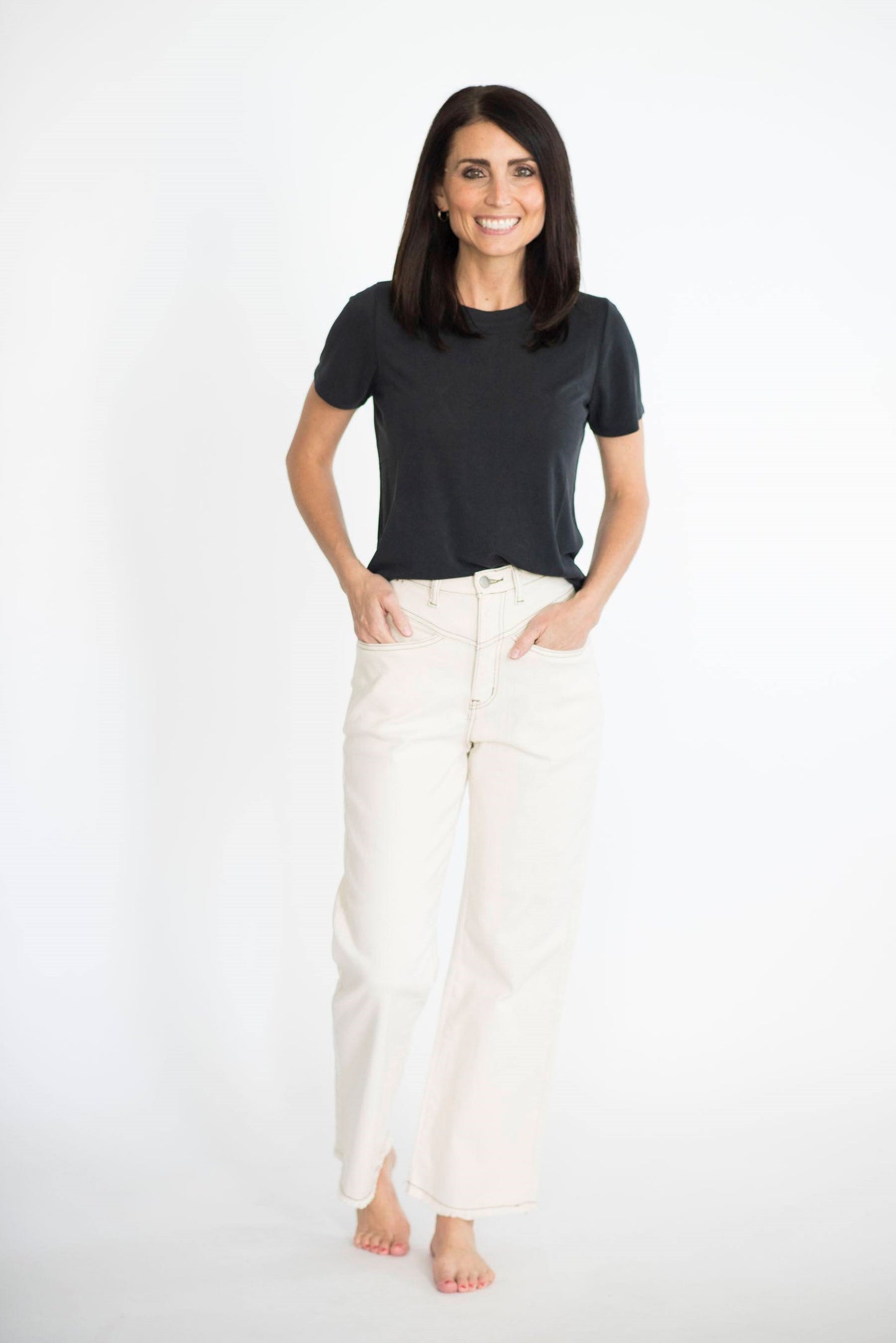 Hopkins Cream Jeans