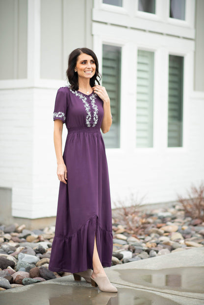 Mona Embroidered Maxi