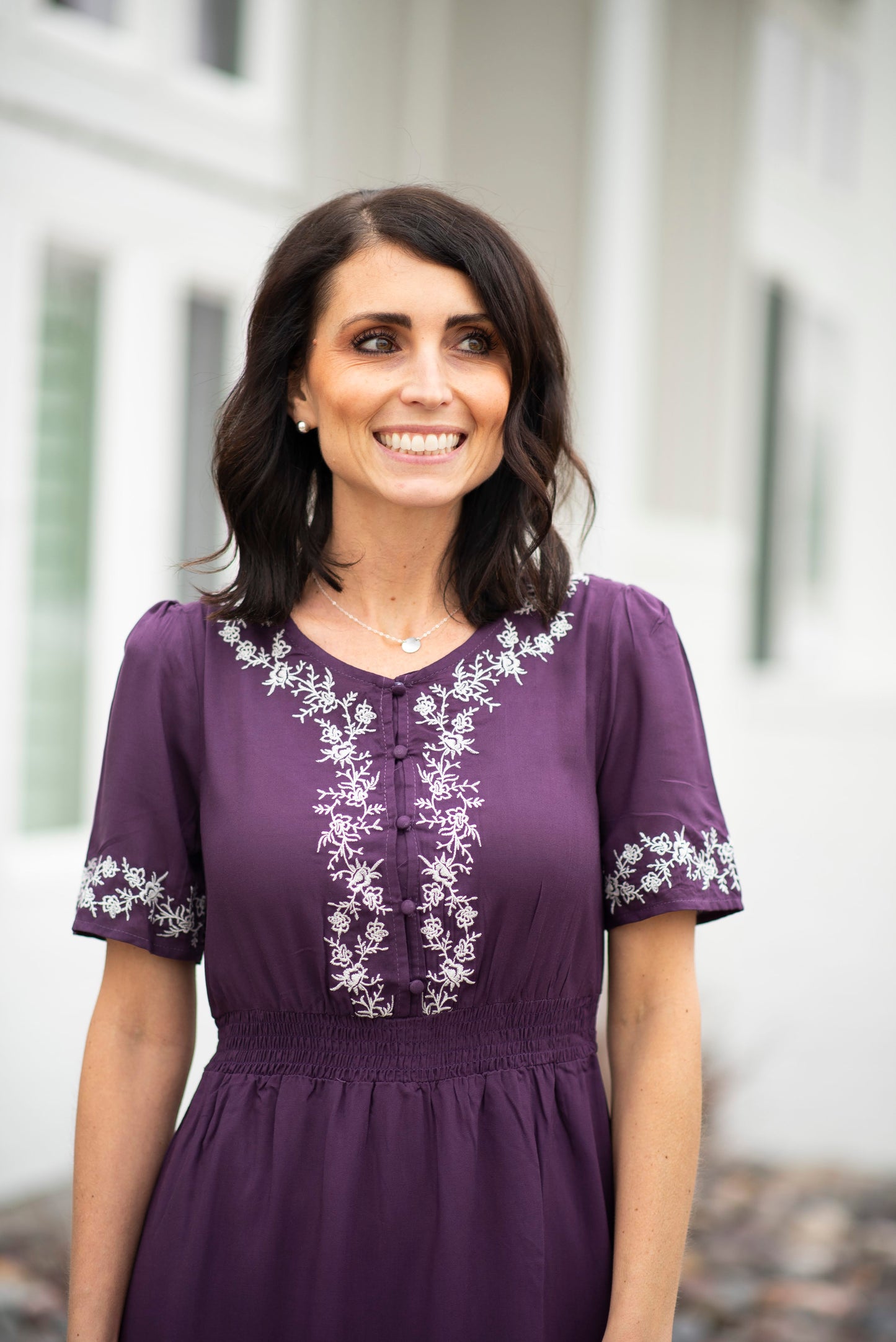 Mona Embroidered Maxi