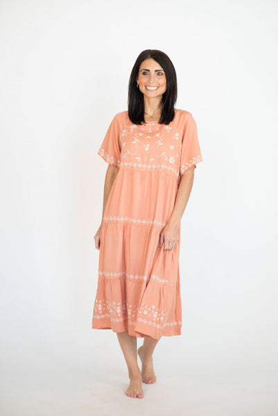 Lorena Embroidered Dress