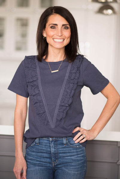 Briele Eyelet Top