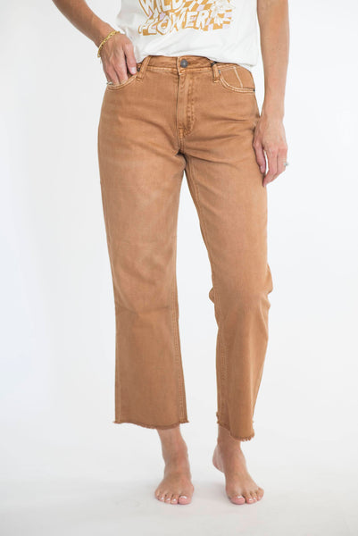 Jolie Cropped Straight Jeans