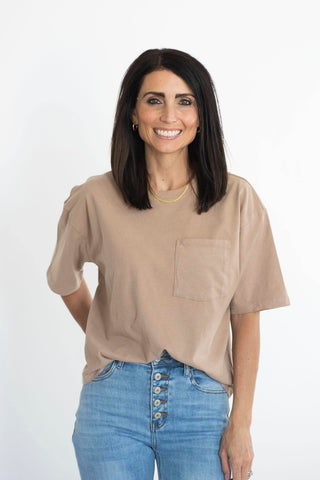 Kora Top in Mocha