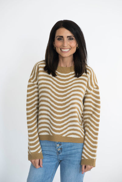 Kate Wavy Stripe Sweater
