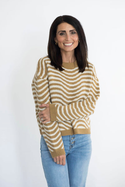 Kate Wavy Stripe Sweater
