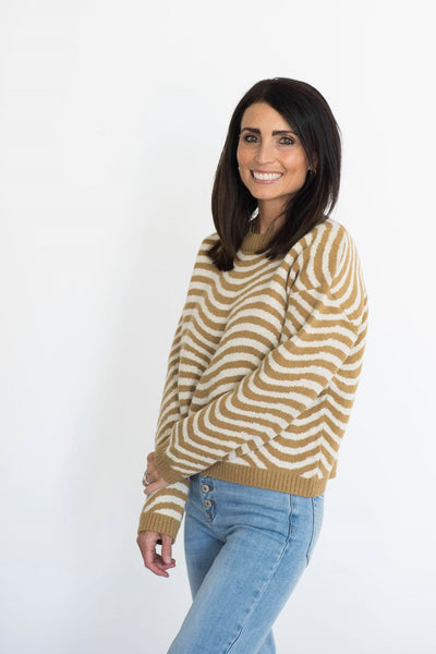 Kate Wavy Stripe Sweater
