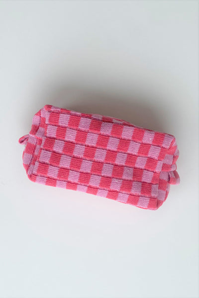 Checkered Pink Bag