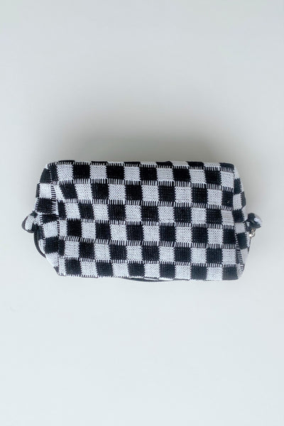 Checkered Black & White Bag