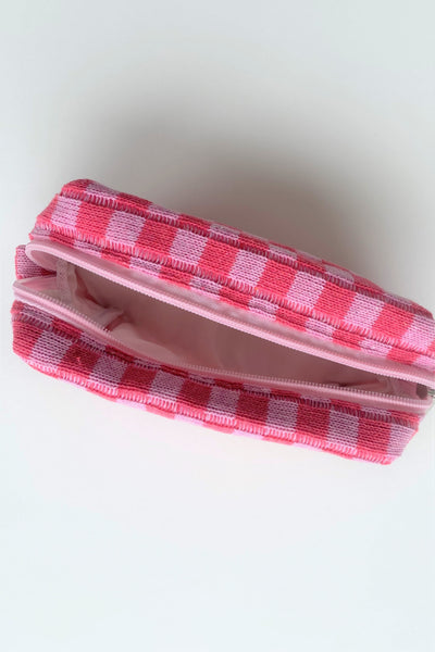 Checkered Pink Bag