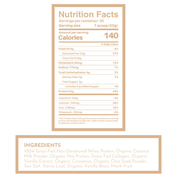 Just Ingredients Snickerdoodle Protein - Local Pick Up Only