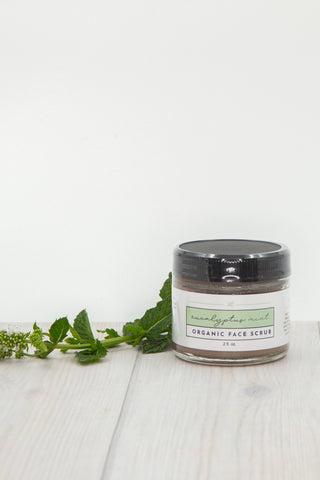 Just Ingredients Eucalyptus Mint Organic Face Scrub - Local Pick Up Only